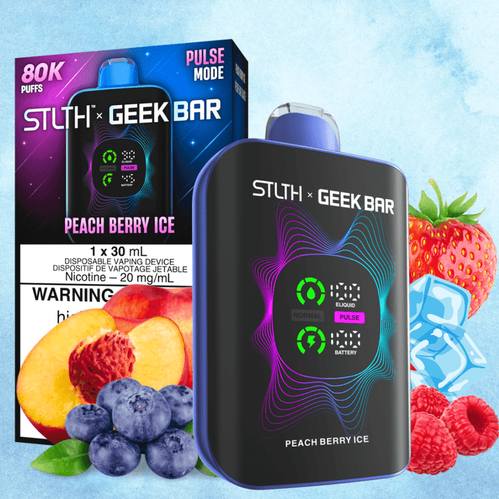 STLTH x GEEKBAR 80K PEACH BERRY ICE 20MG