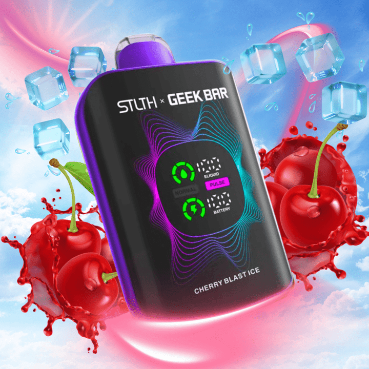 STLTH x GEEKBAR 80K  CHERRY BLAST ICE 20MG