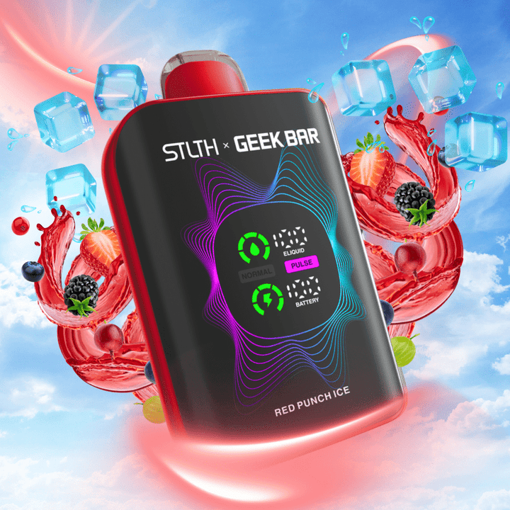 STLTH x GEEKBAR 80K  RED PUNCH ICE 20MG