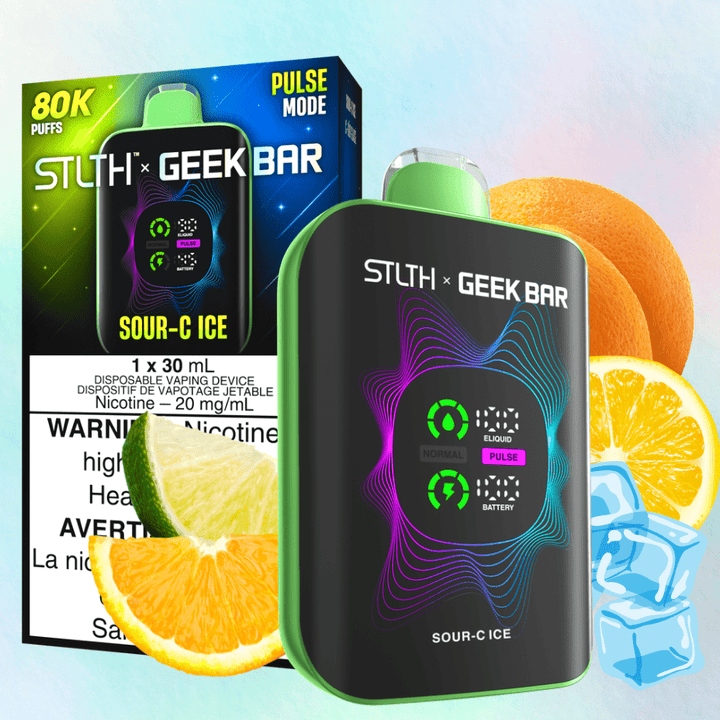 STLTH x GEEKBAR 80K SOUR-C ICE 20MG