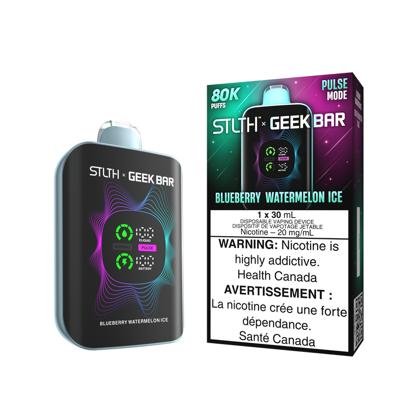 STLTH x GEEKBAR 80K  BLUEBERRY WATERMELON ICE 20MG