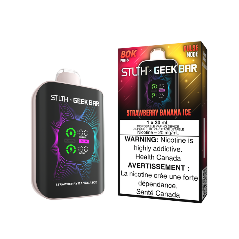 STLTH x GEEKBAR 80K STRAWBERRY BANANA ICE 20MG