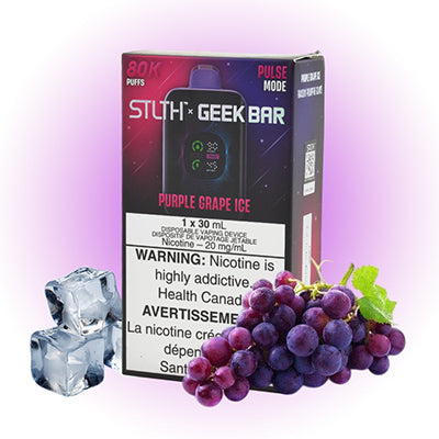 STLTH x GEEKBAR 80K PURPLE GRAPE ICE 20MG