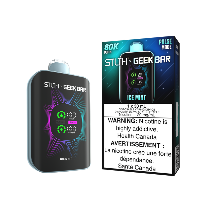 STLTH x GEEKBAR 80K  ICE MINT 20MG