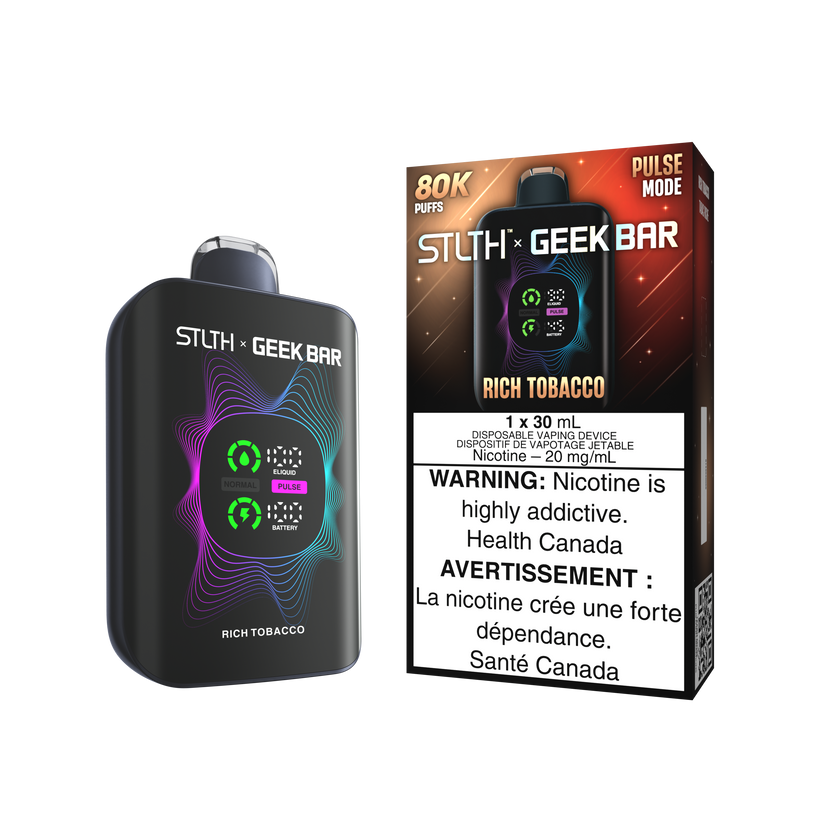 STLTH x GEEKBAR 80K RICH TOBACCO