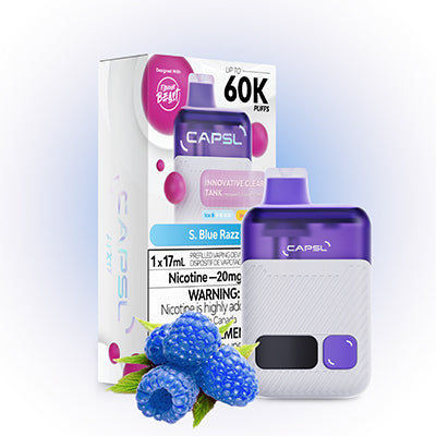 CAPSL 60K S BLUE RAZZ 20MG