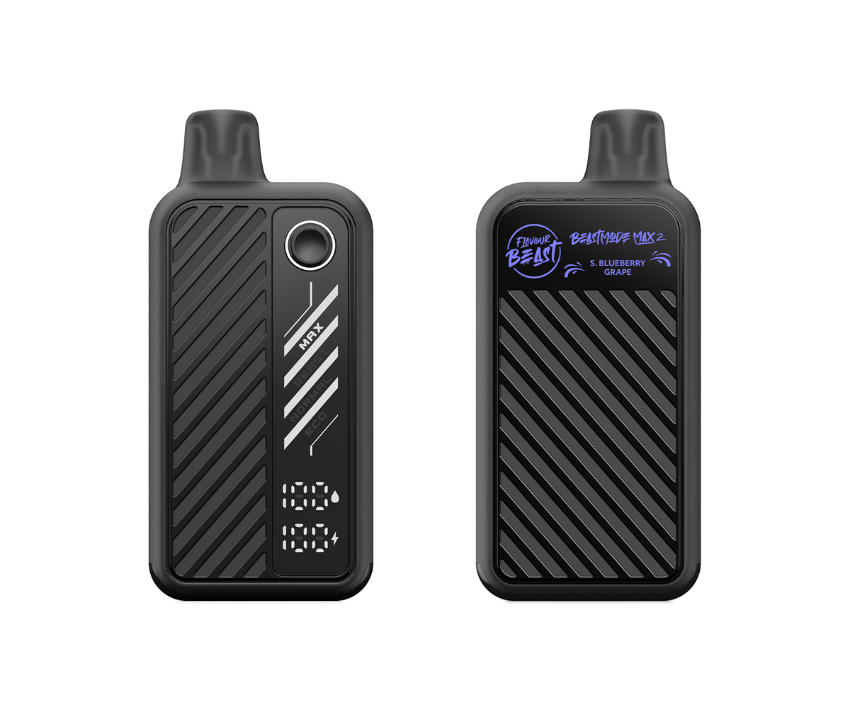 50K BEAST MODE MAX 2 GUSHIN’ SOUR BLUEBERRY GRAPE 20MG