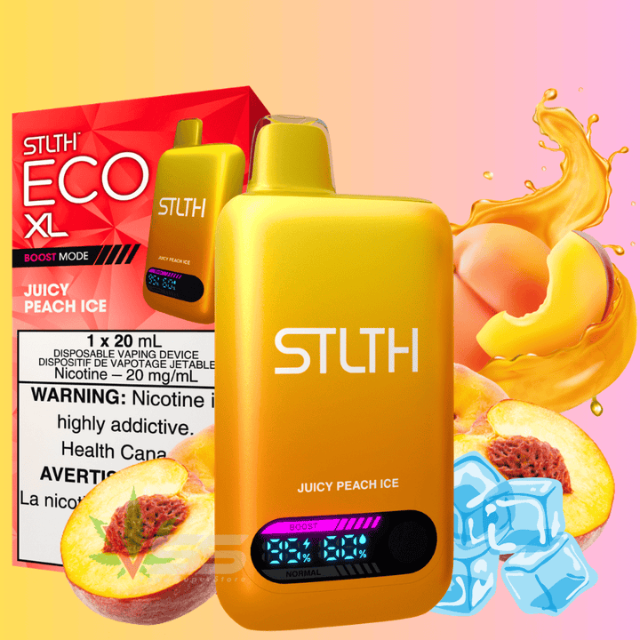 STLTH ECO XL JUICY PEACH ICE 20MG