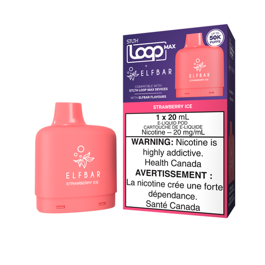 STLTH LOOP MAX x ELFBAR STRAWBERRY ICE 50K 20MG