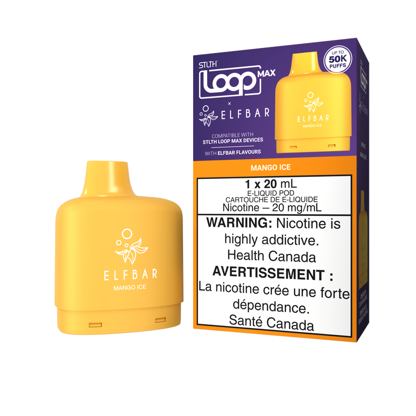 STLTH LOOP MAX x ELFBAR MANGO ICE 50K 20MG