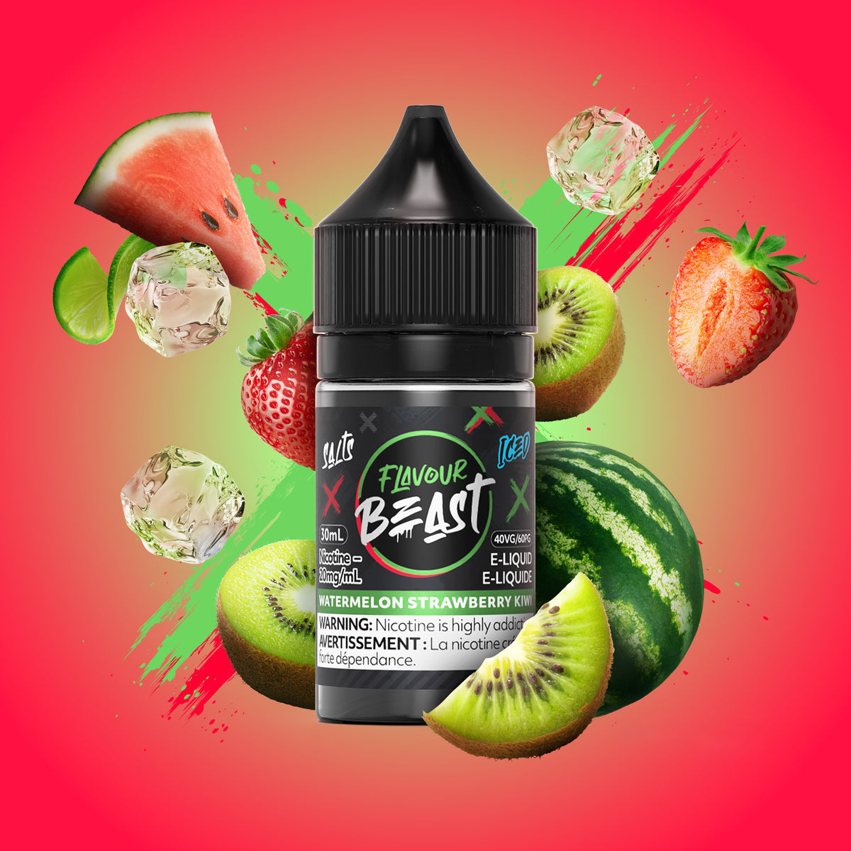 WATERMELON STRAWBERRY KIWI 20MG 30ML