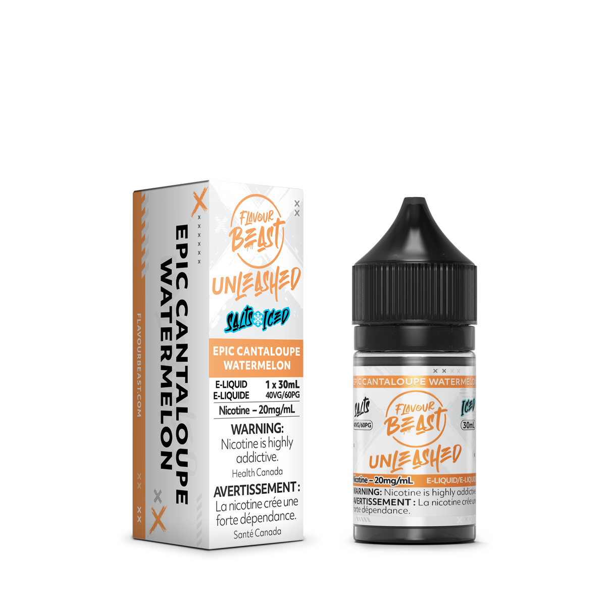UNLEASHED EPIC ICED CANTALOUPE WATERMELON 20MG 30ML