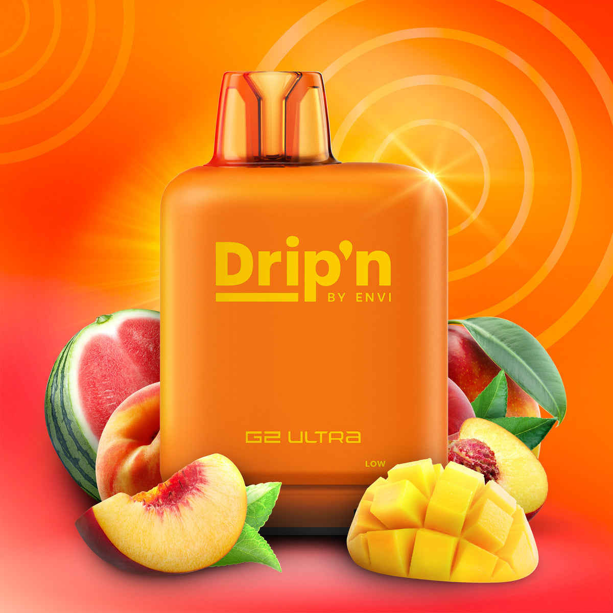 LEVEL X DRIP'N G2 ULTRA 50K MANGO PEACH WATERMELON 20MG