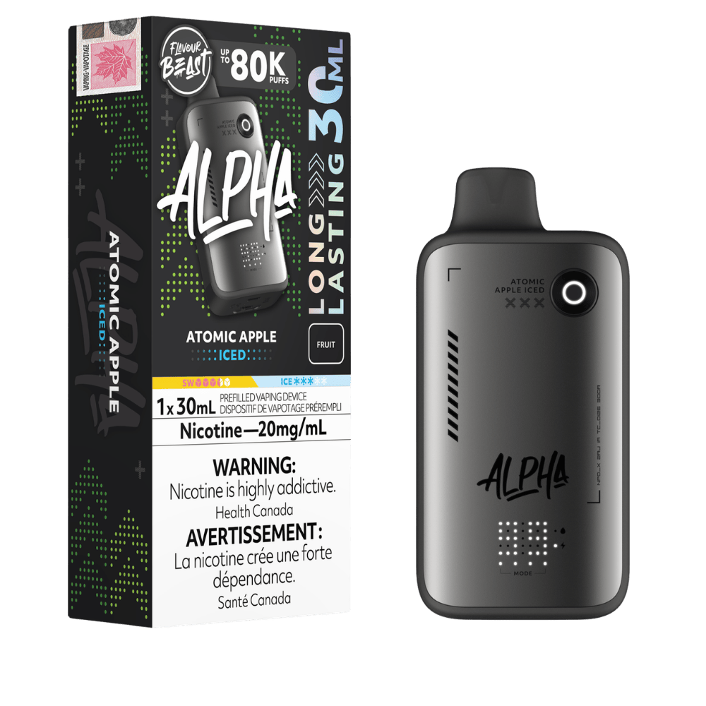 FLAVOUR BEAST ALPHA 80K ATOMIC APPLE ICED 20MG