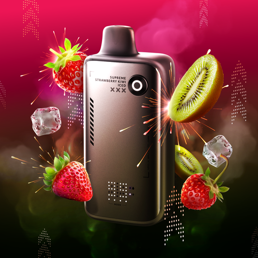 FLAVOUR BEAST ALPHA 80K SUPREME STRAWBERRY KIWI ICED 20MG