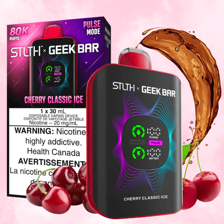 STLTH x GEEKBAR 80K CHERRY CLASSIC ICE 20MG