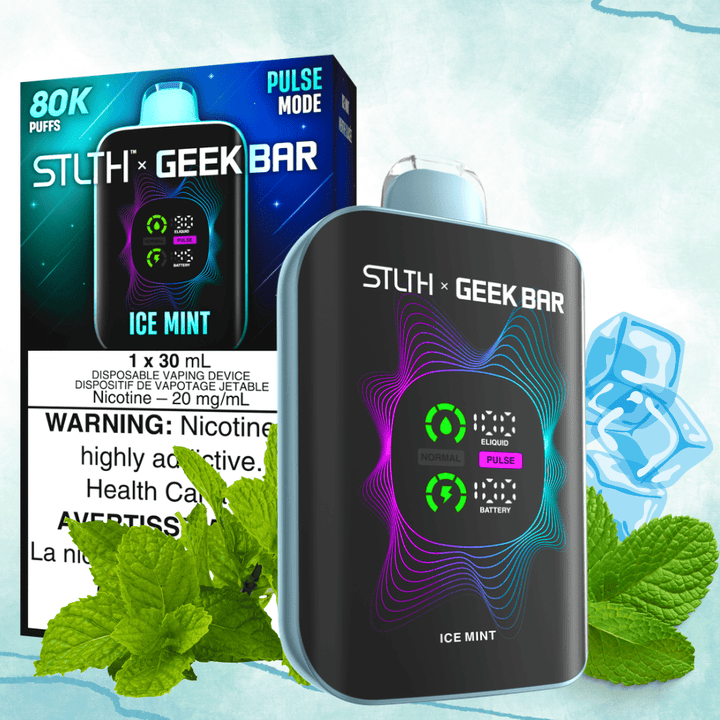 STLTH x GEEKBAR 80K  ICE MINT 20MG