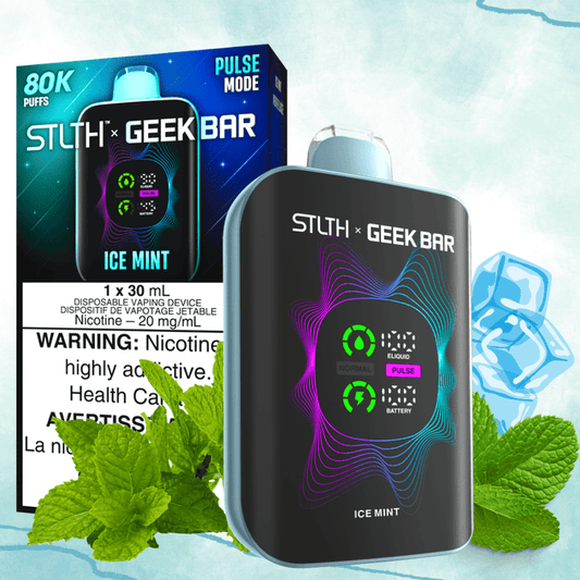 STLTH x GEEKBAR 80K  ICE MINT 20MG