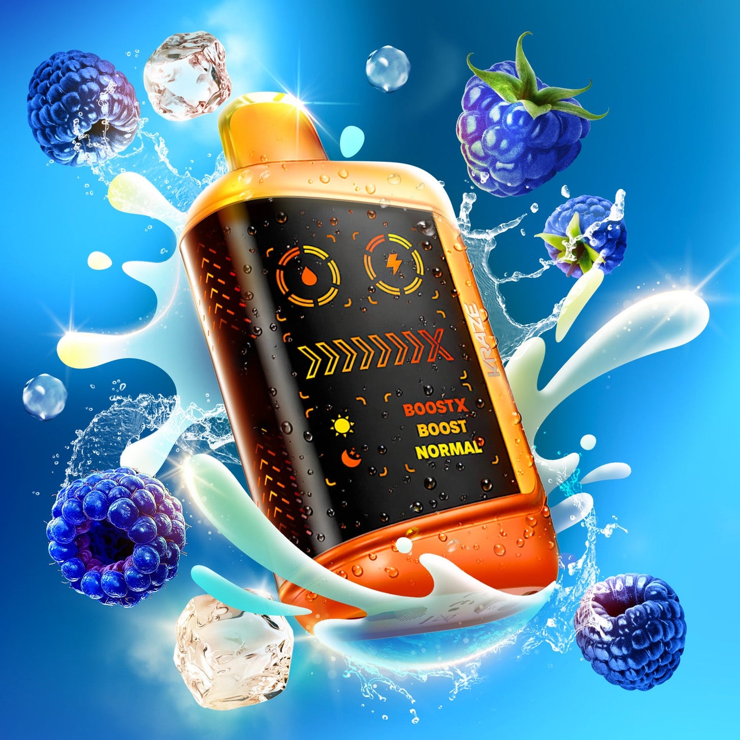 KRAZE MEGA X 48K BLUE RAZZ KO ICE 20MG
