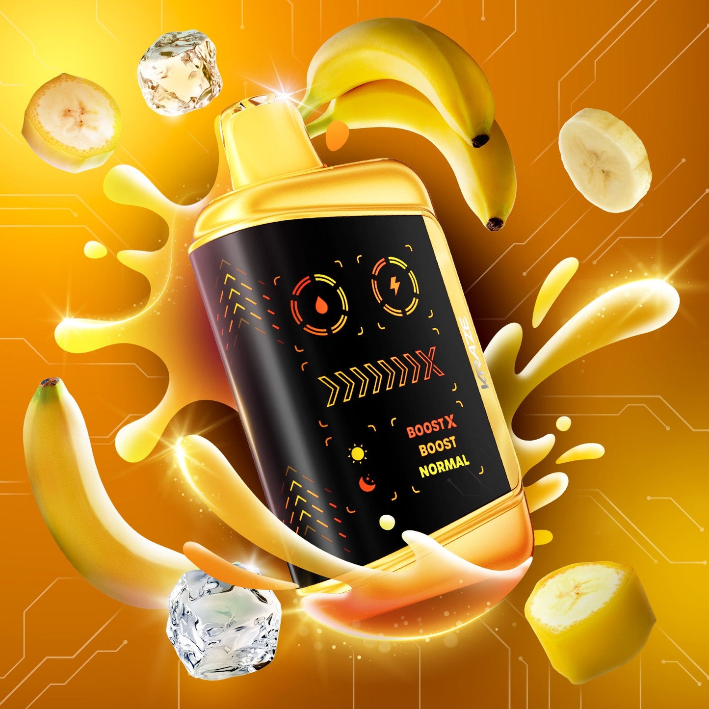 KRAZE MEGA X 48K BANANA BLAST ICE 20MG