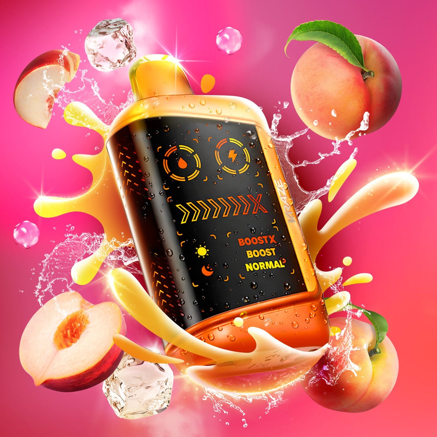 KRAZE MEGA X 48K WHITE PEACH KO ICE