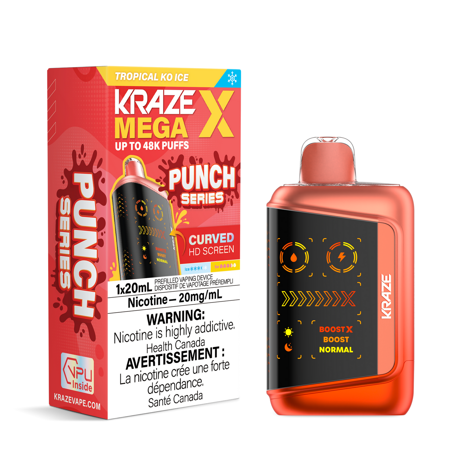 KRAZE MEGA X 48K TROPICAL KO ICE 20MG