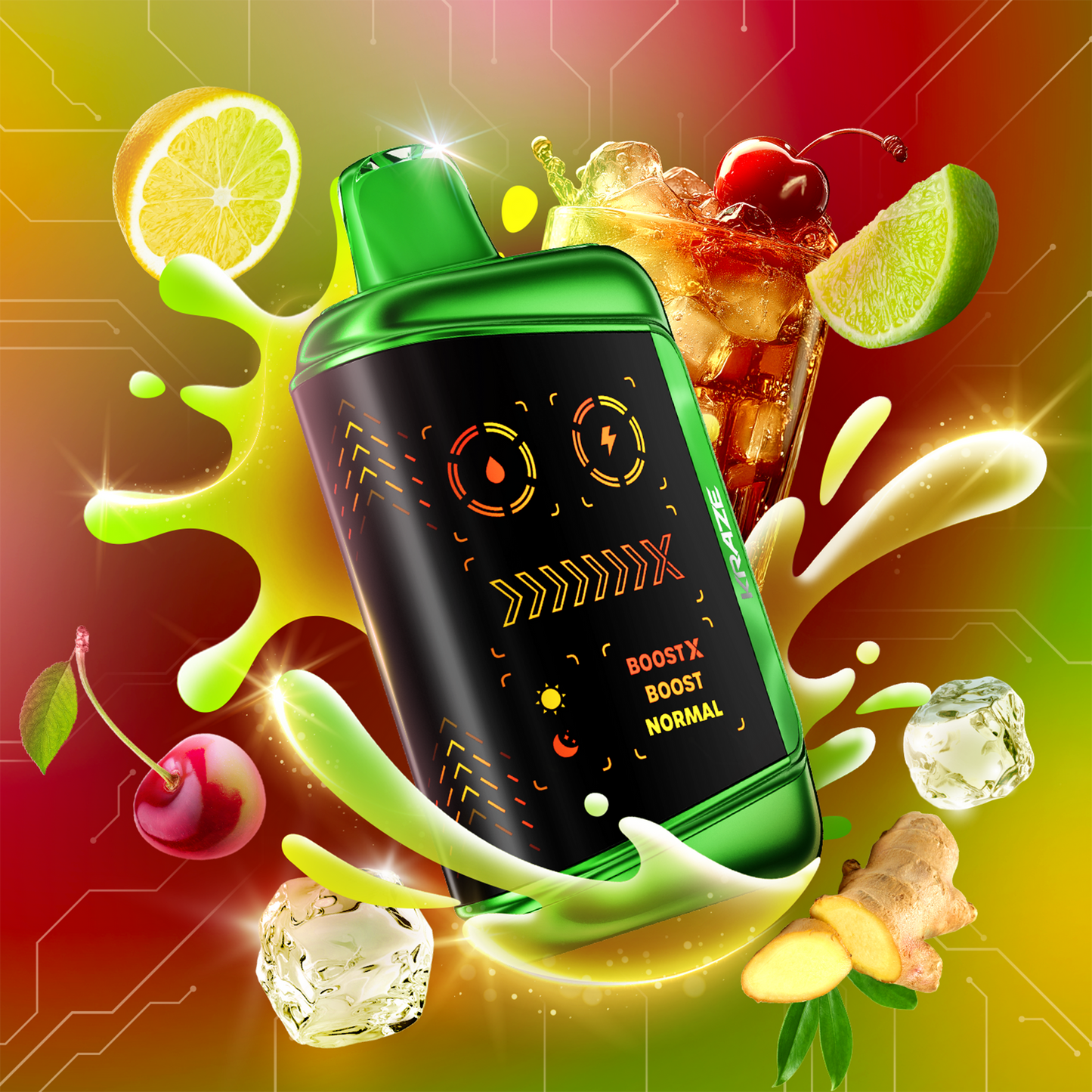 KRAZE MEGA X 48K CHERRY MTN CITRUS ICE 20MG
