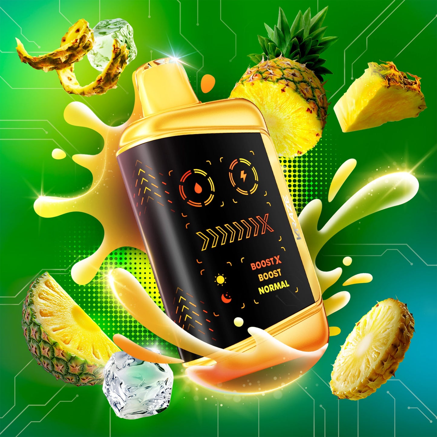 KRAZE MEGA X 48K TANGY PINEAPPLE ICE 20MG