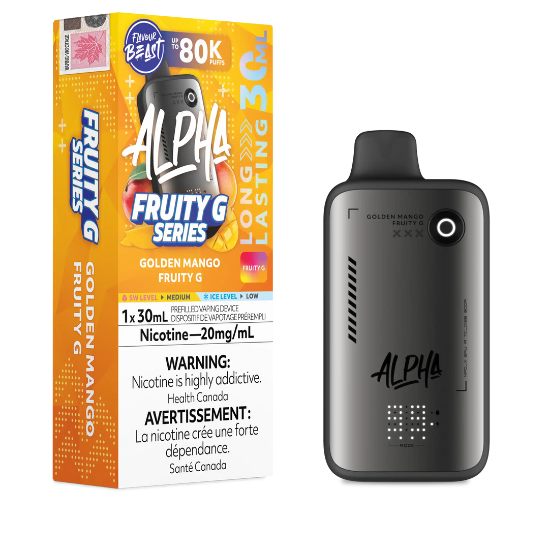 FLAVOUR BEAST ALPHA 80K GOLDEN MANGO FRUITY G 20MG