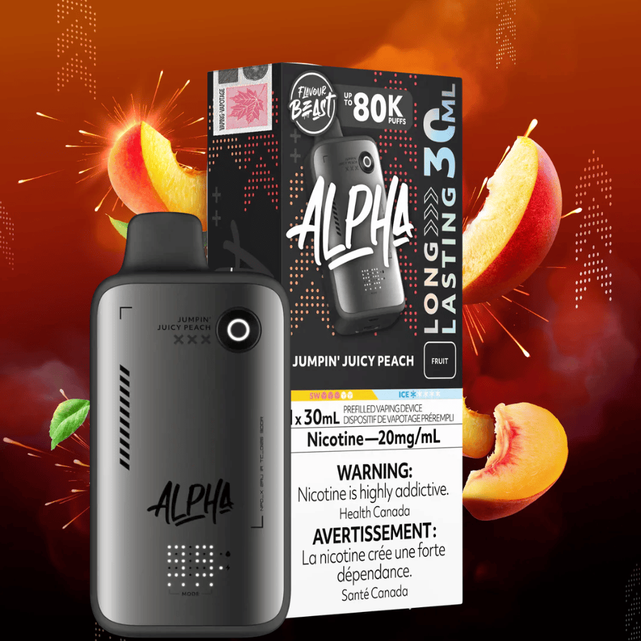 FLAVOUR BEAST ALPHA 80K JUMPIN' JUICY PEACH 20MG
