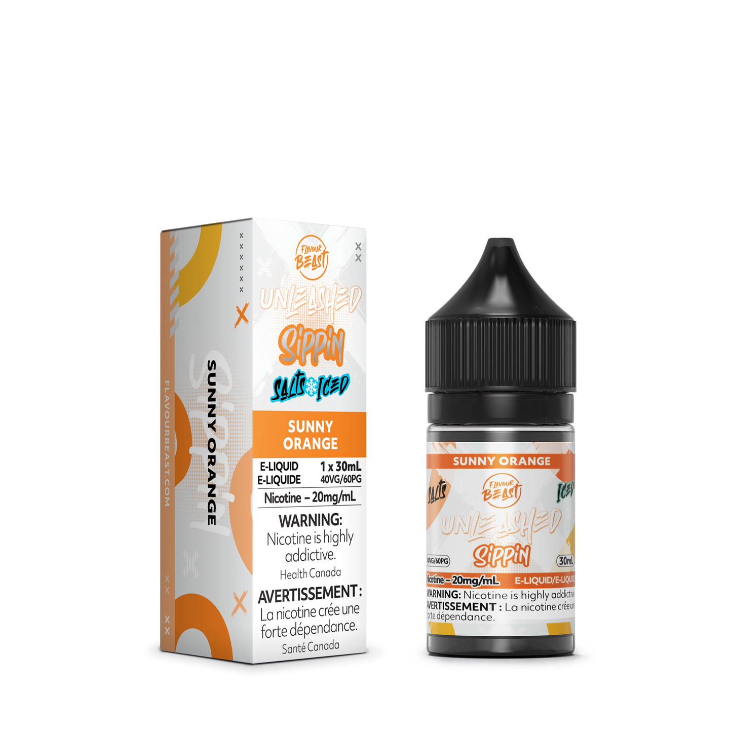 UNLEASHED SIPPIN' SUNNY ORANGE ICED 30ML 20MG