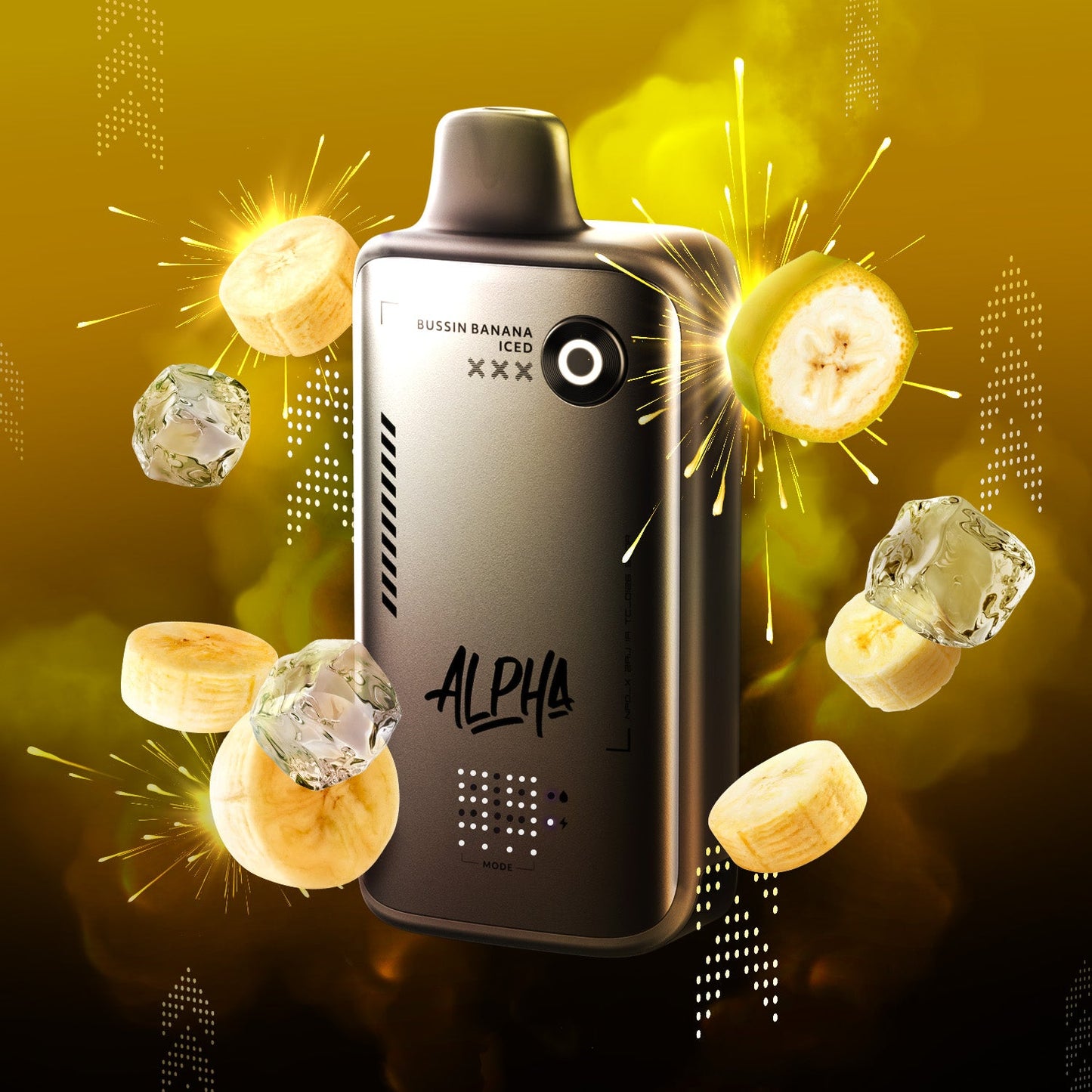 FLAVOUR BEAST ALPHA 80K BUSSIN’ BANANA ICED 20MG