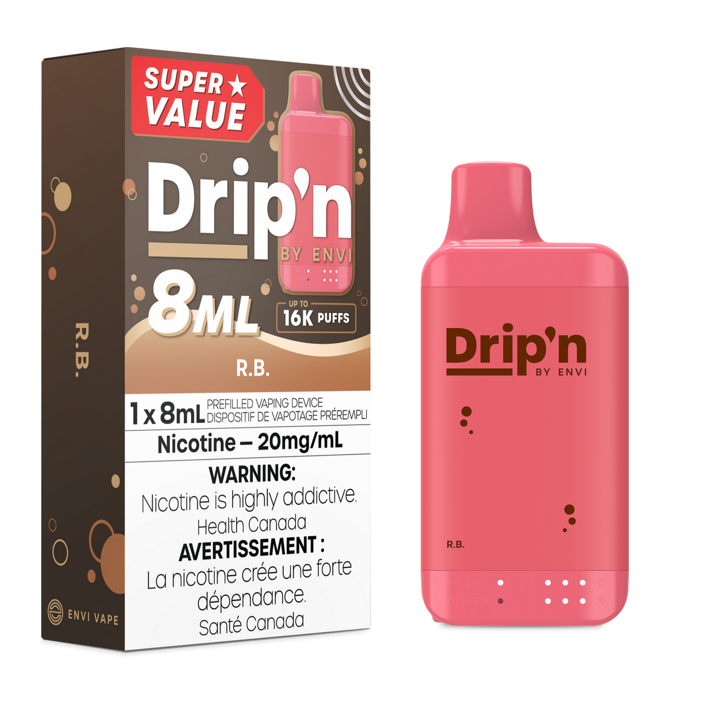 DRIP'N 16K(8ML) R.B. 20MG