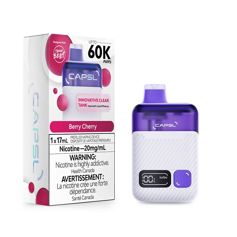 CAPSL 60K BERRY CHERRY 20MG