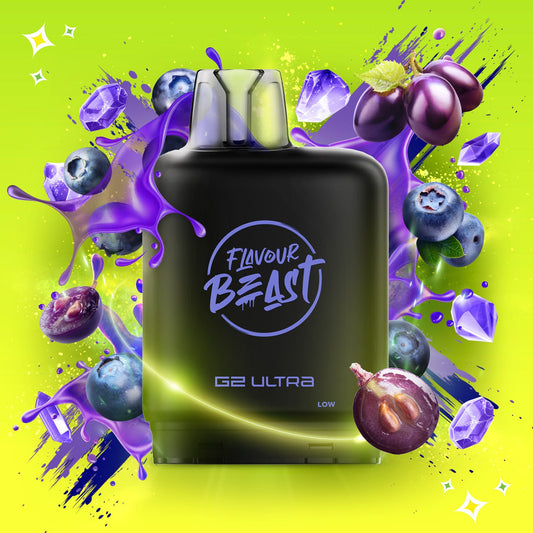 LEVEL X G2 ULTRA 50K SOUR GUSHIN' S. BLUEBERRY GRAPE 20MG