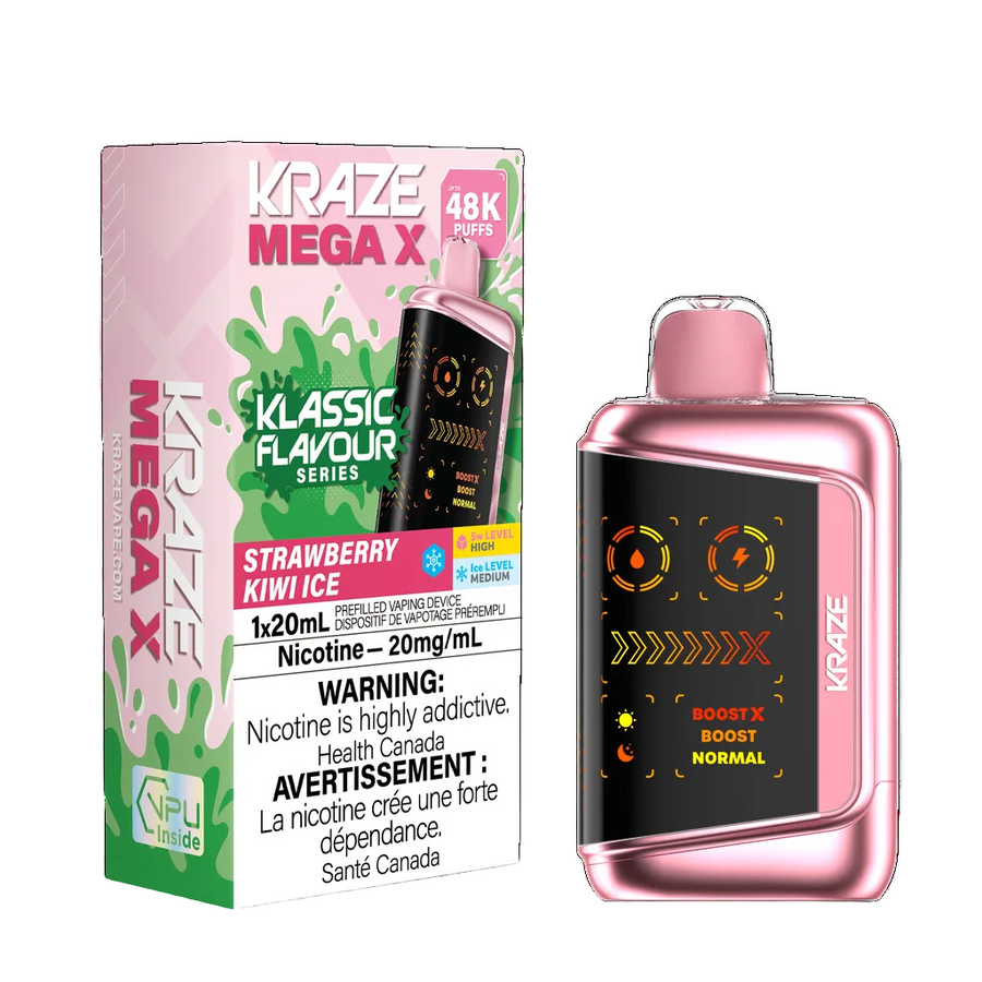 KRAZE MEGA X 48K STRAWBERRY KIWI ICE 20MG