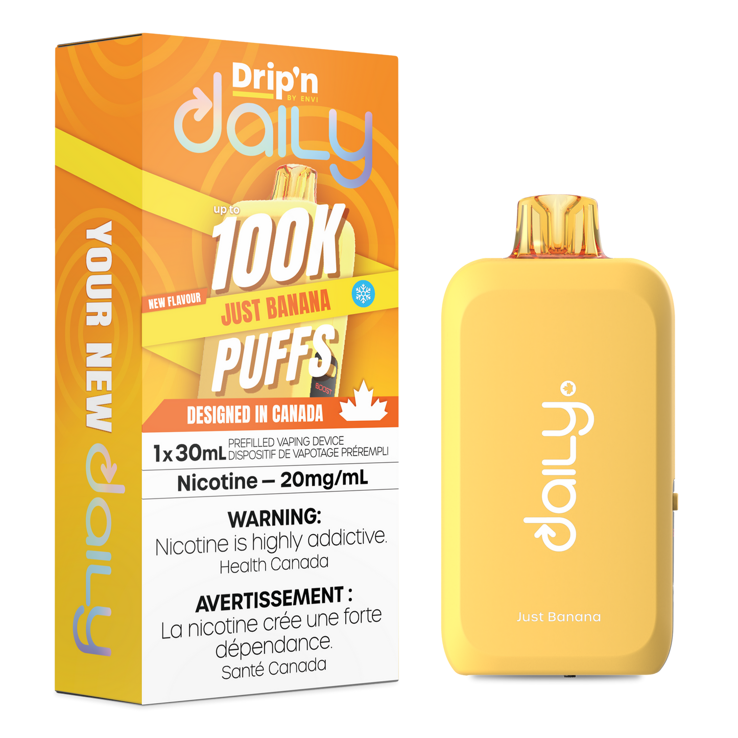 DRIP'N DAILY 100K JUST BANANA ICED 20MG