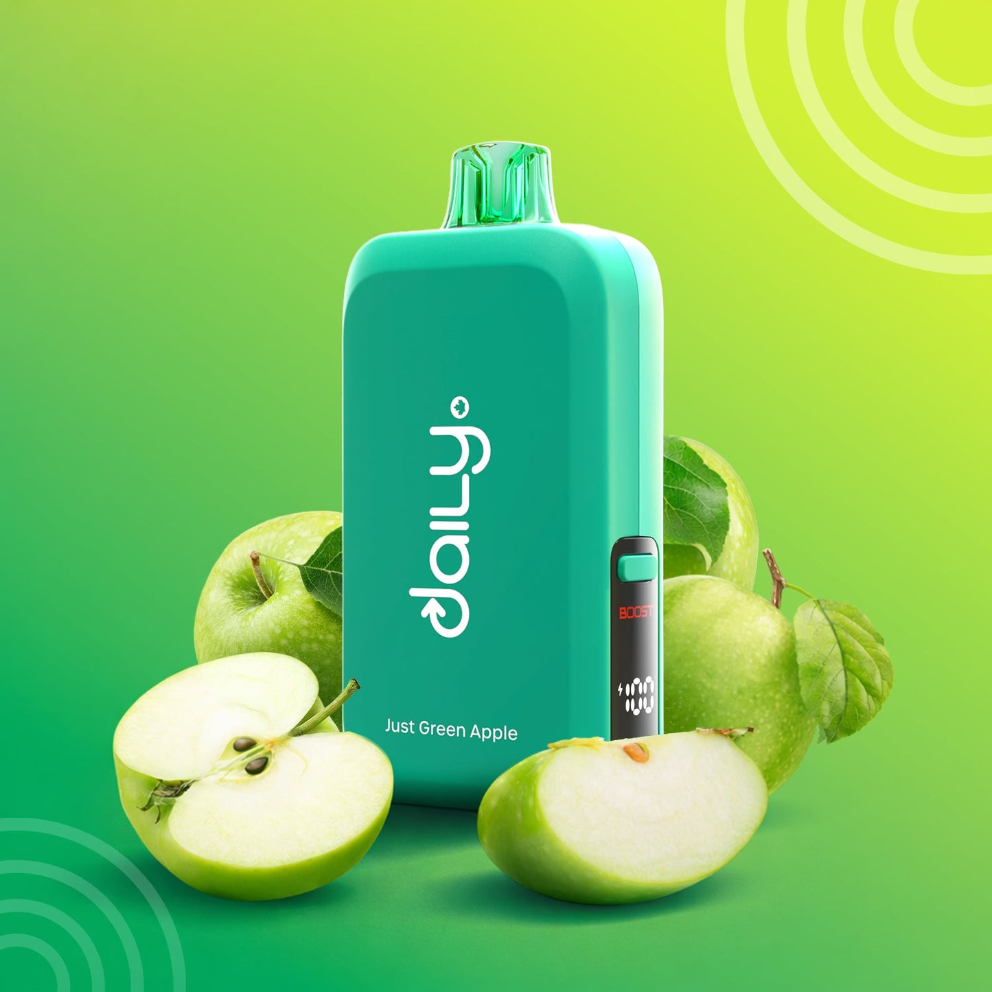 DRIP'N DAILY 100K JUST GREEN APPLE 20MG
