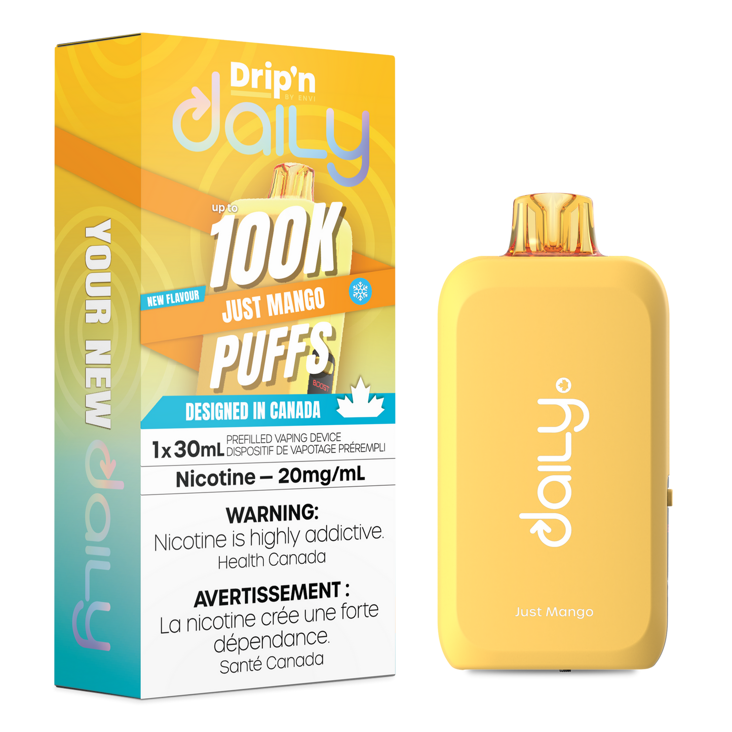 DRIP'N DAILY 100K JUST MANGO ICED 20MG