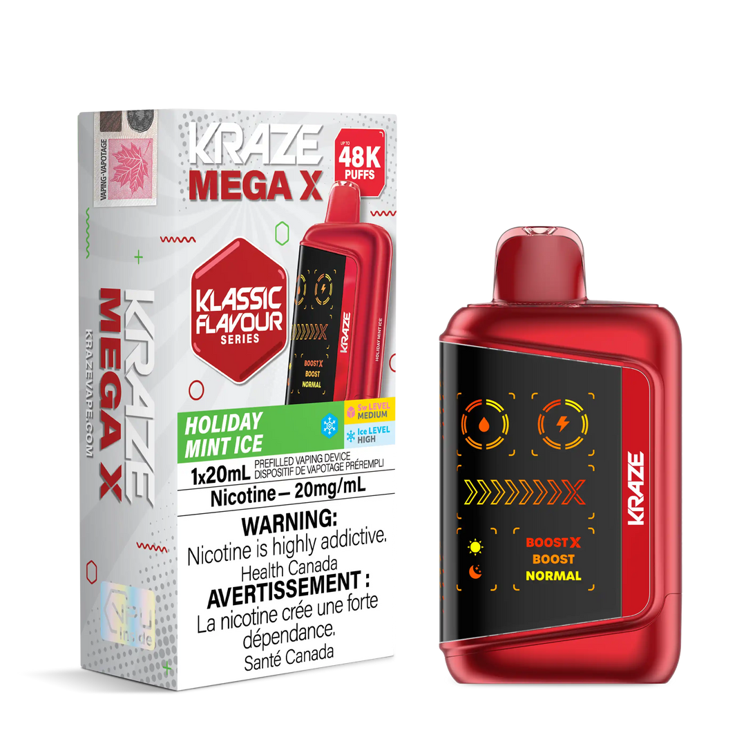 KRAZE MEGA X 48K HOLIDAY MINT ICE 20MG
