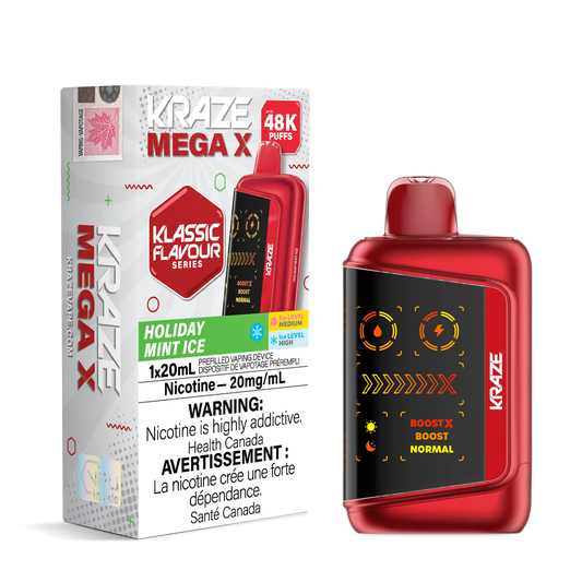 KRAZE MEGA X 48K HOLIDAY MINT ICE 20MG
