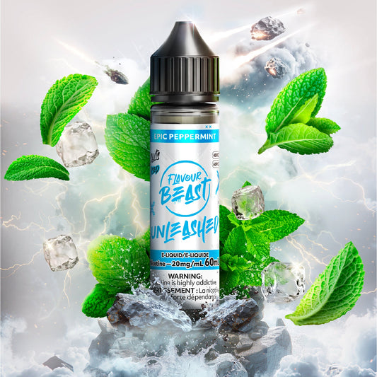 UNLEASHED 60ML EPIC PEPPERMINT ICED 20MG