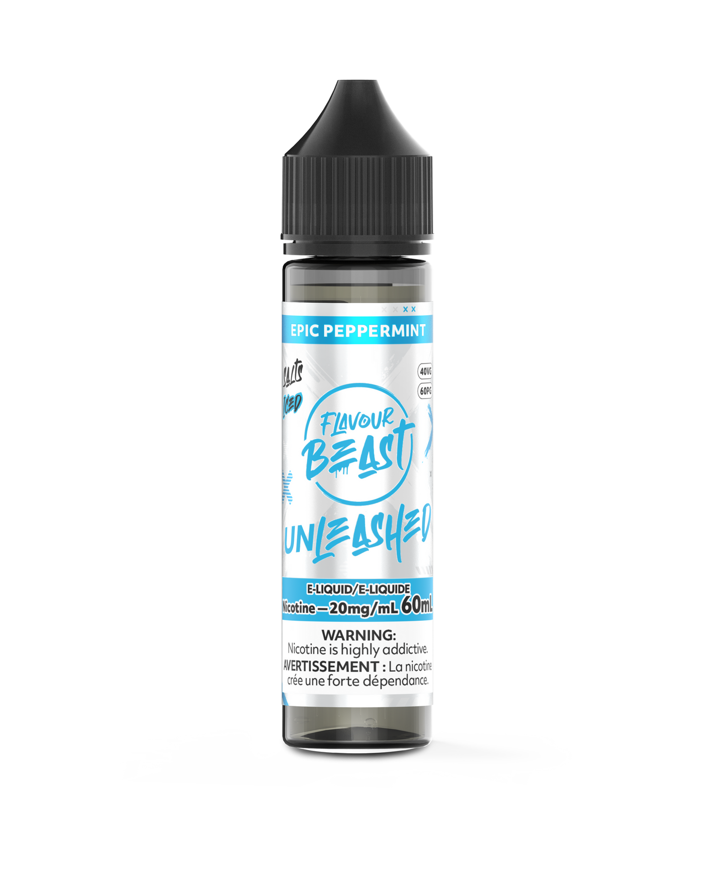 UNLEASHED 60ML EPIC PEPPERMINT ICED 20MG