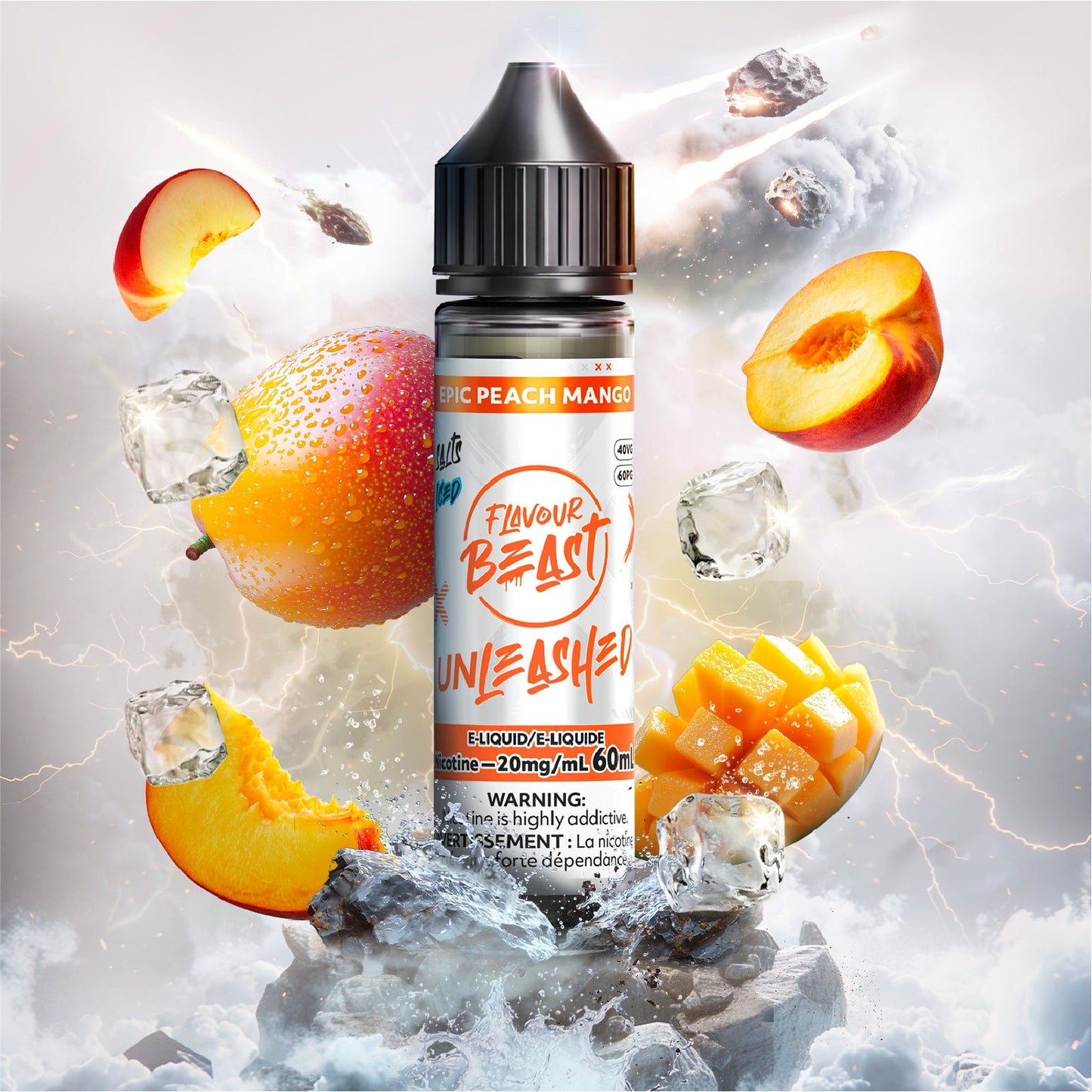 UNLEASHED 60ML EPIC PEACH MANGO ICED 20MG