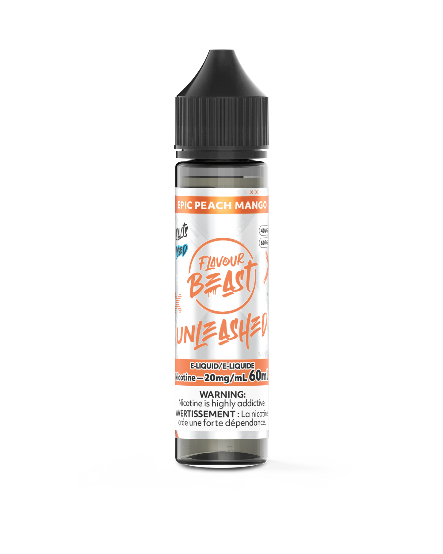 UNLEASHED 60ML EPIC PEACH MANGO ICED 20MG