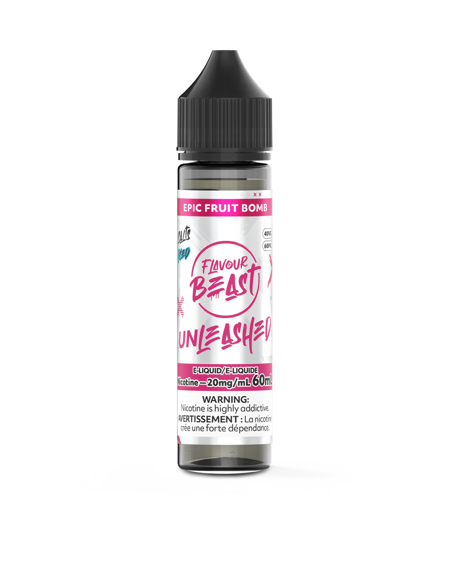 UNLEASHED 60ML EPIC FRUIT BOMB ICED 20MG