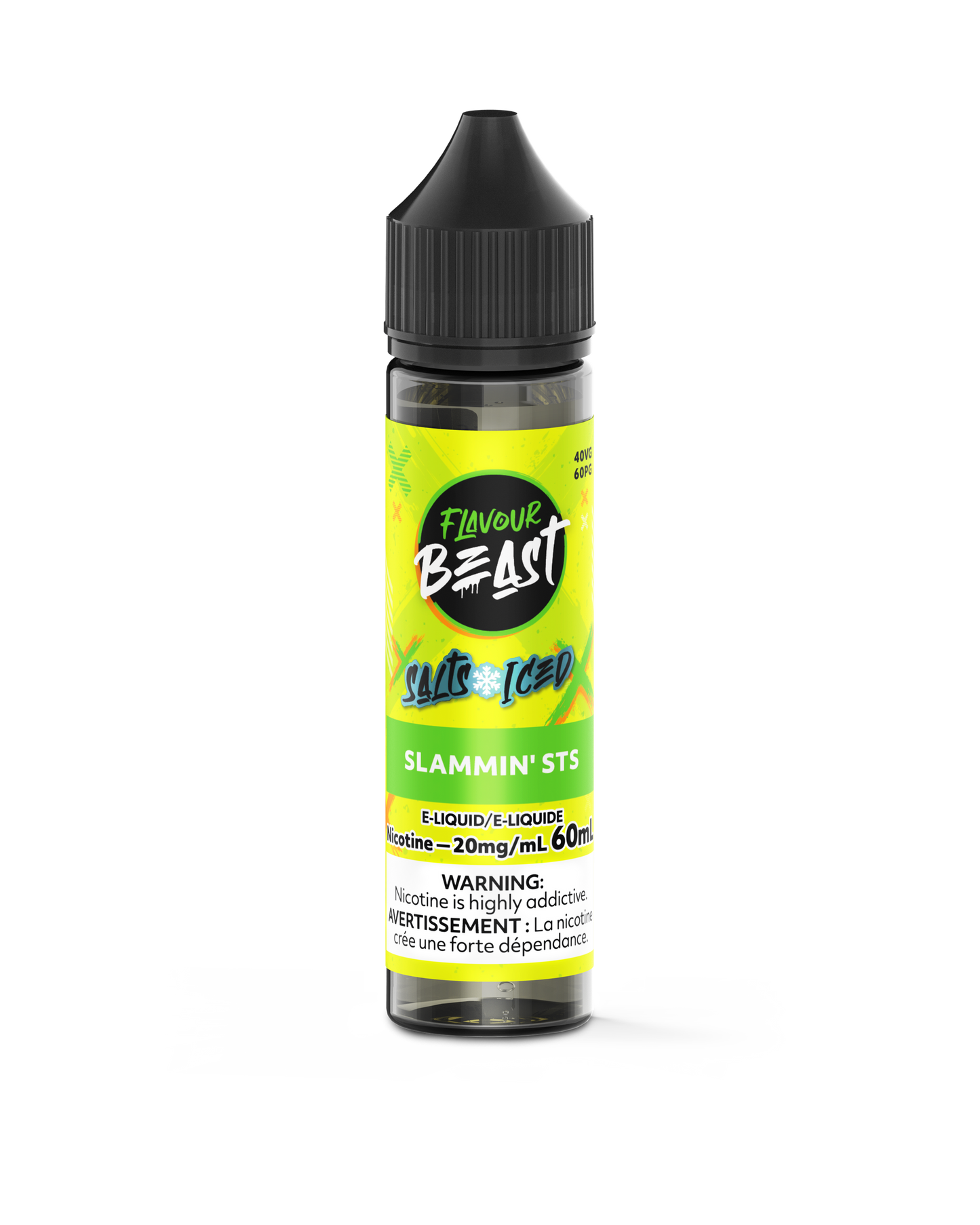 FLAVOUR BEAST 60ML SLAMMIN' STS ICED 20MG