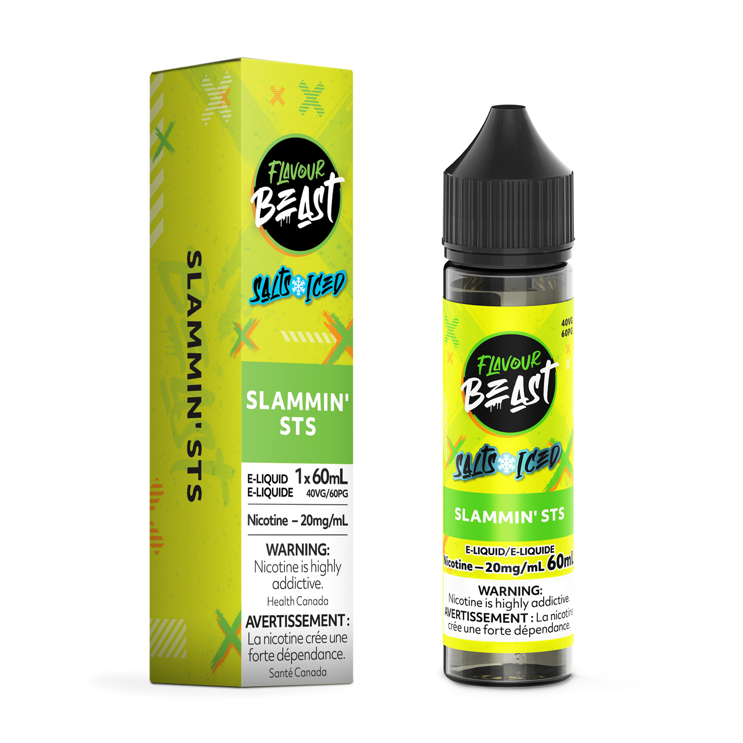 FLAVOUR BEAST 60ML SLAMMIN' STS ICED 20MG