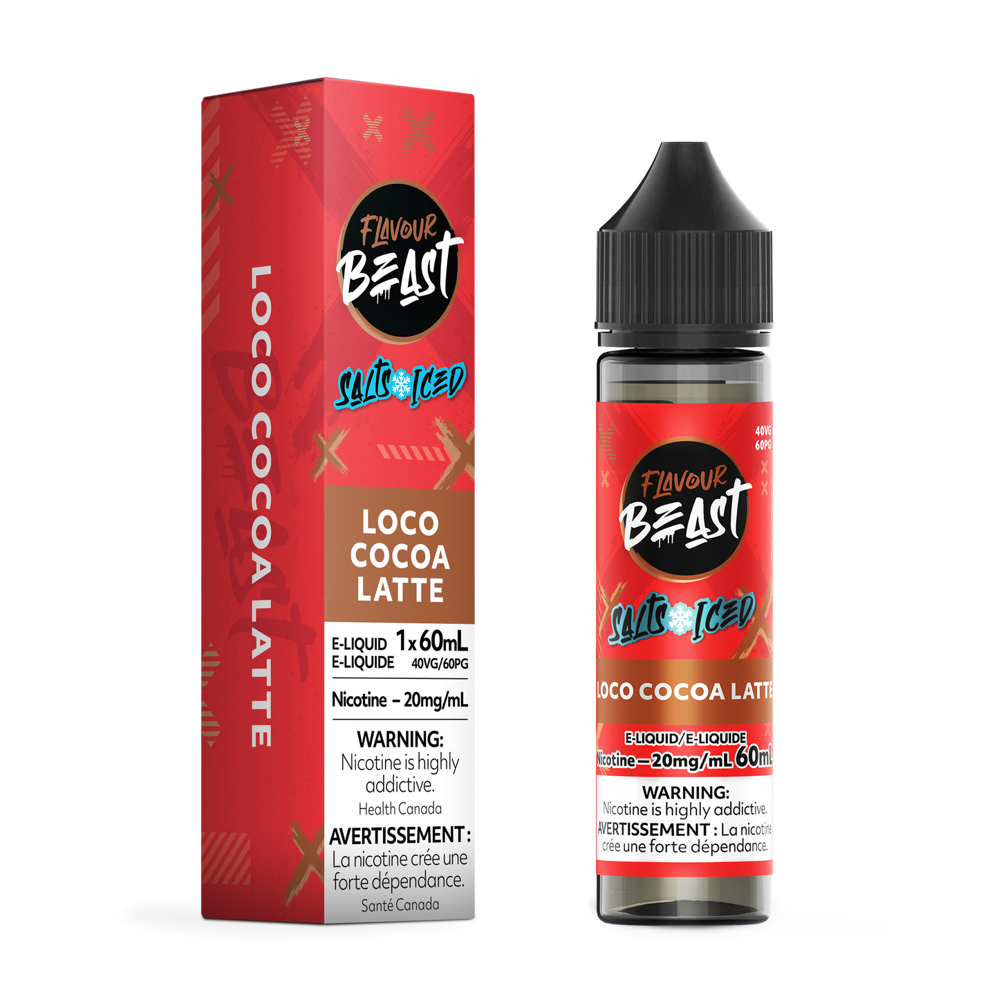 FLAVOUR BEAST 60ML  LOCO COCOA LATTE ICED 20MG