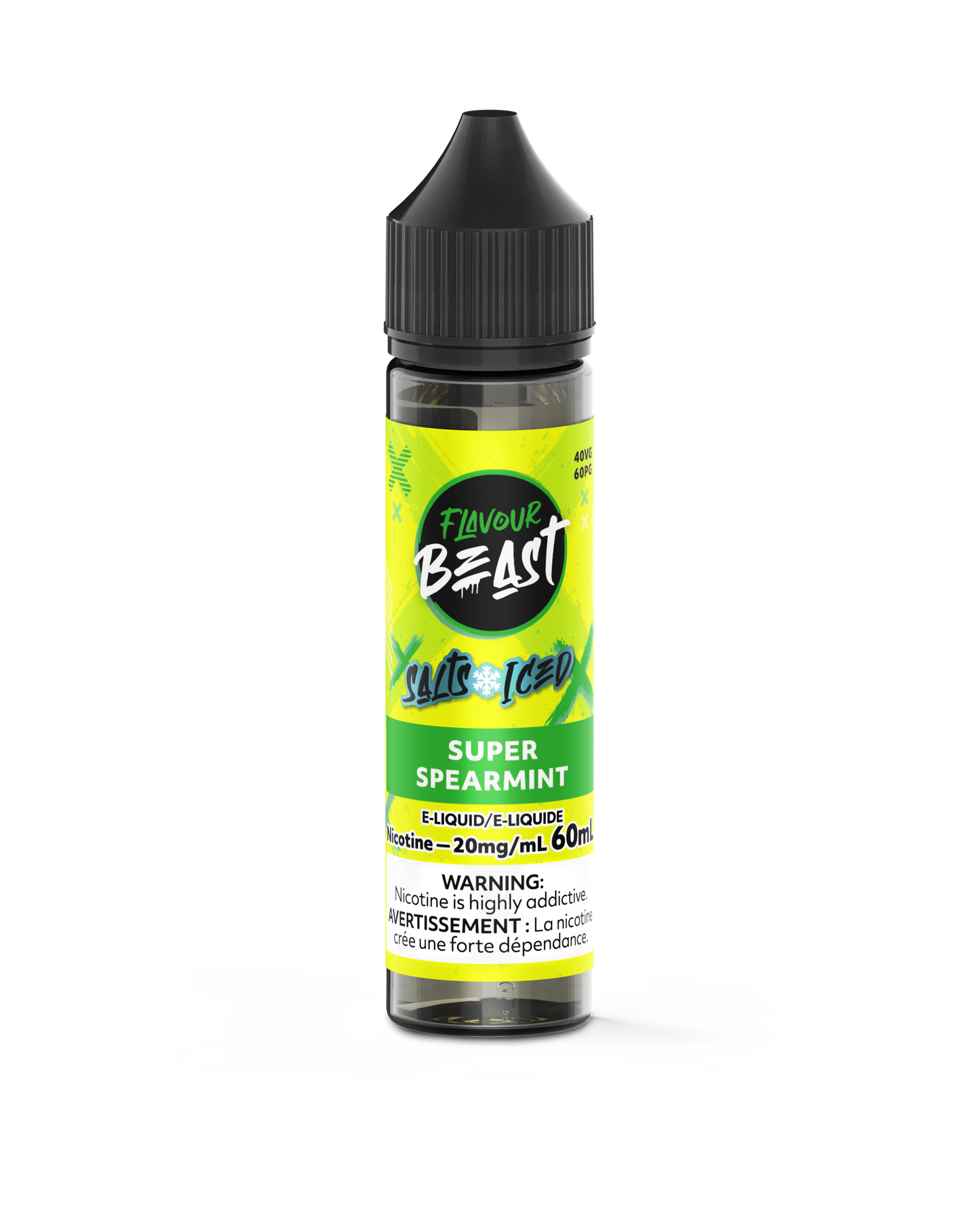 FLAVOUR BEAST 60ML SUPER SPEARMINT ICED 20MG